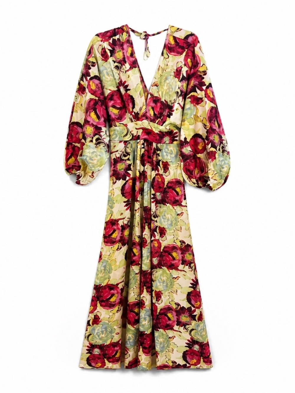 BEA!! Aakaa Rose/Floral Maxi Dress...perfect wedding or date night - Picture 2 of 7